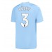 Manchester City Ruben Dias #3 Hjemmedrakt 2023-24 Korte ermer